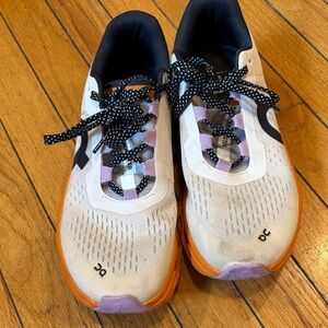 ON Women's Athletic Shoes - Cream and Orange